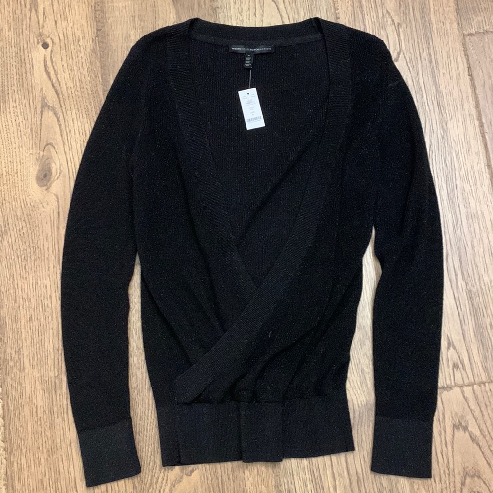 NEW! White House Black Market Surplice Sweater